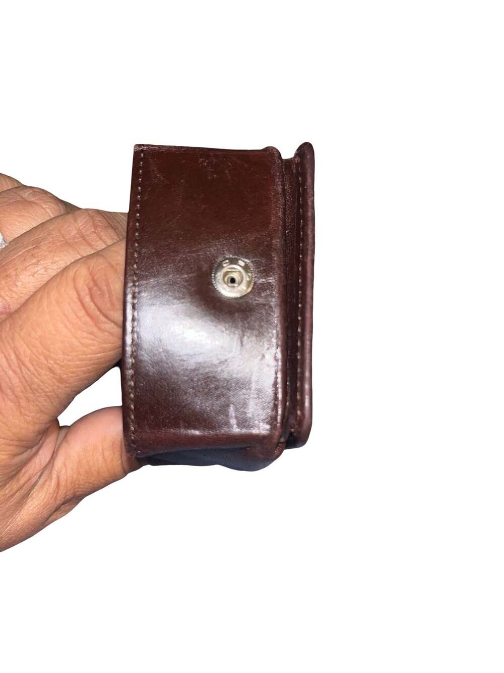 Burberry Vintage House Check and Leather Snap Coin Pouch - Picture 10 of 10